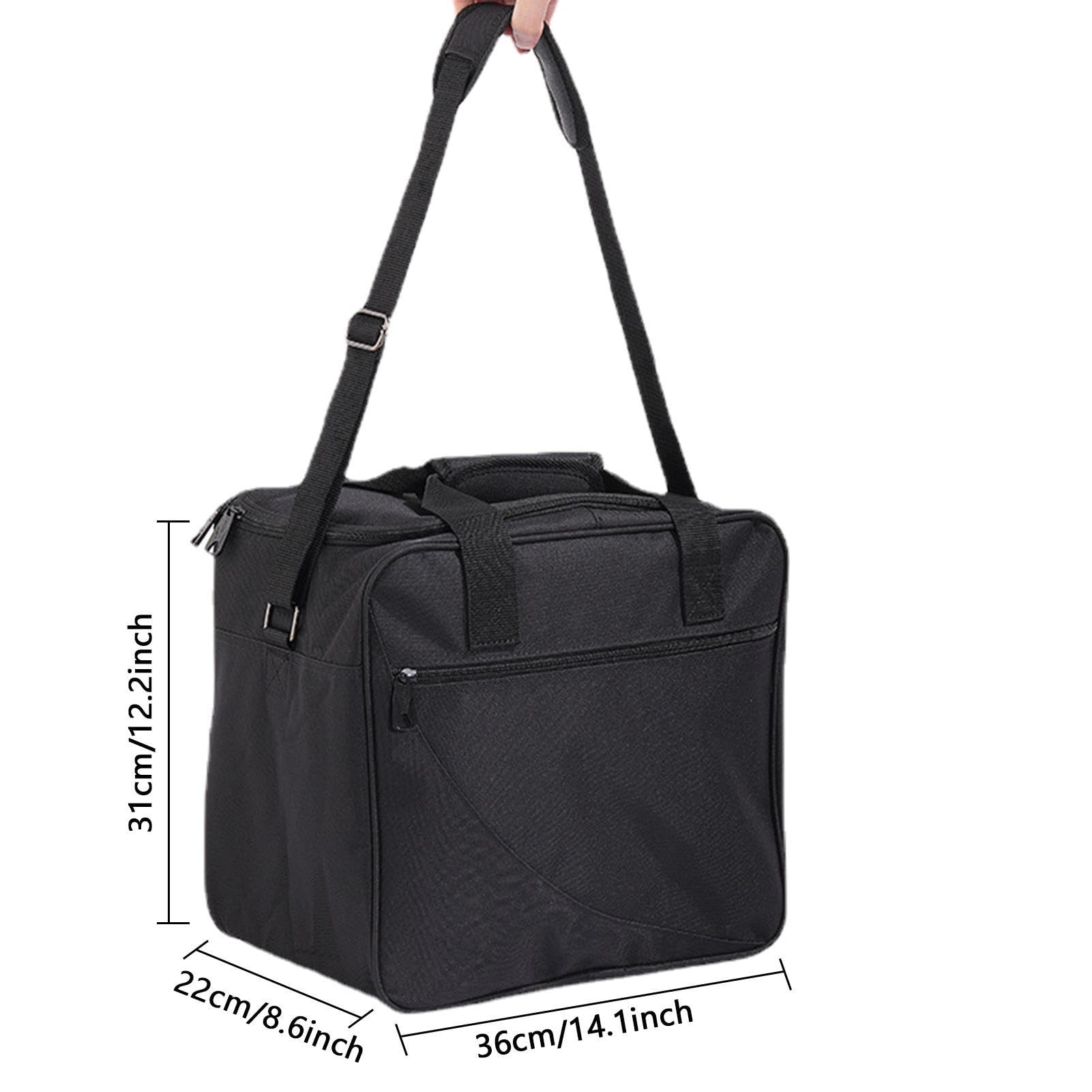 Kegeltasche – wasserdichte Stofftasche mit Schulterriemen, Tasche für Bowlingbälle mit gepolstertem Ballhalter, geeignet für Bowlingschuhe bis zum Tail