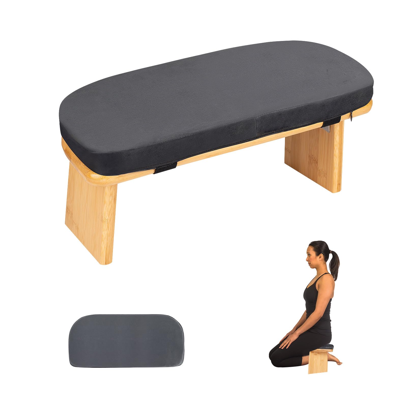 Amazon.com: FelizMax Meditation Bench with Cushion Foldable