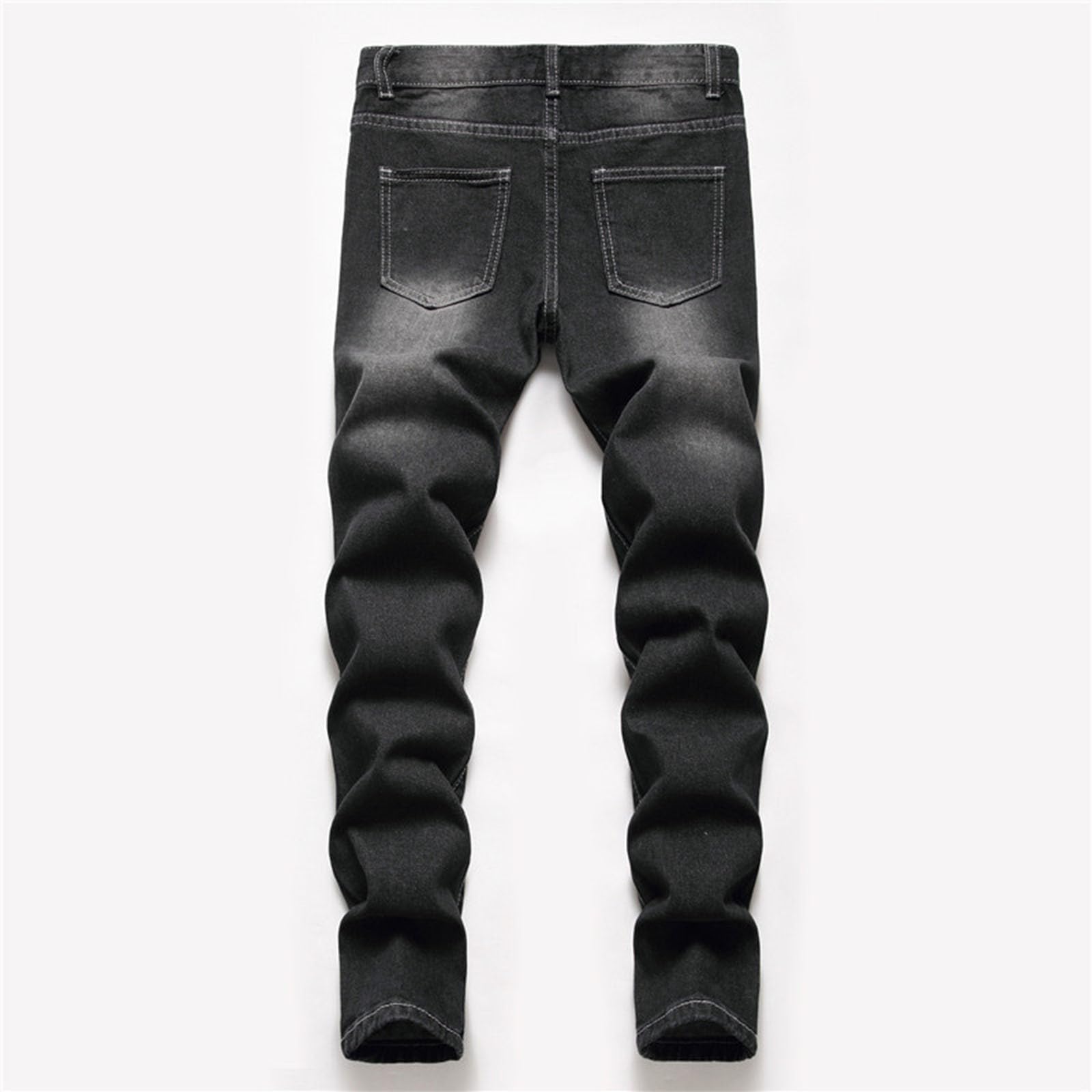 Jeans da ragazzo skinny fit strappato in denim invecchiato pantaloni alla moda slim gamba pantaloni per bambini dai 3 ai 16 anni abbigliamento casual
