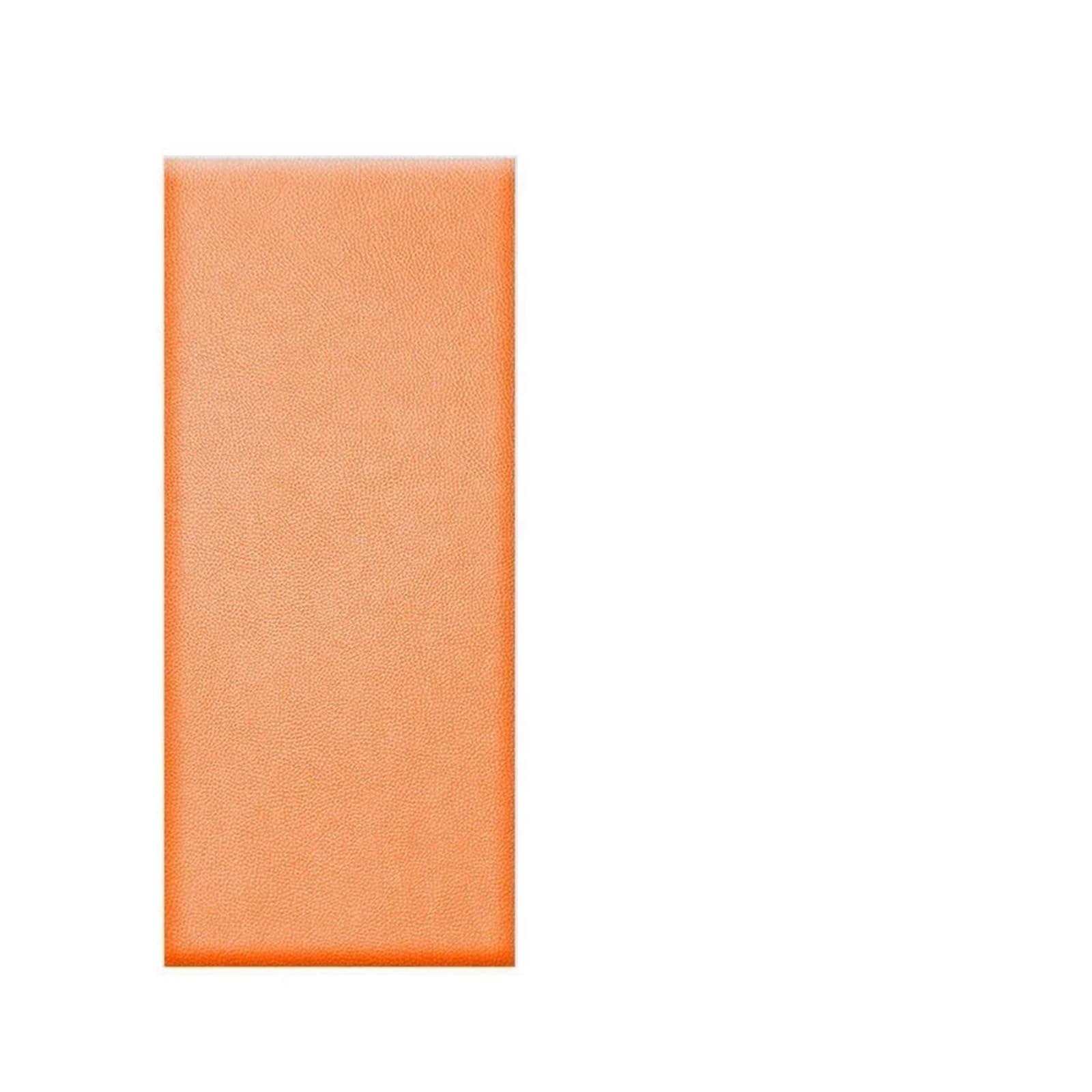 LYXPEIJIAN Bedroom Furniture Self Adhesive Headboards Bed Headboard Wood Wall Panels Head Board (Color : Orange, Size : 30X40CM)