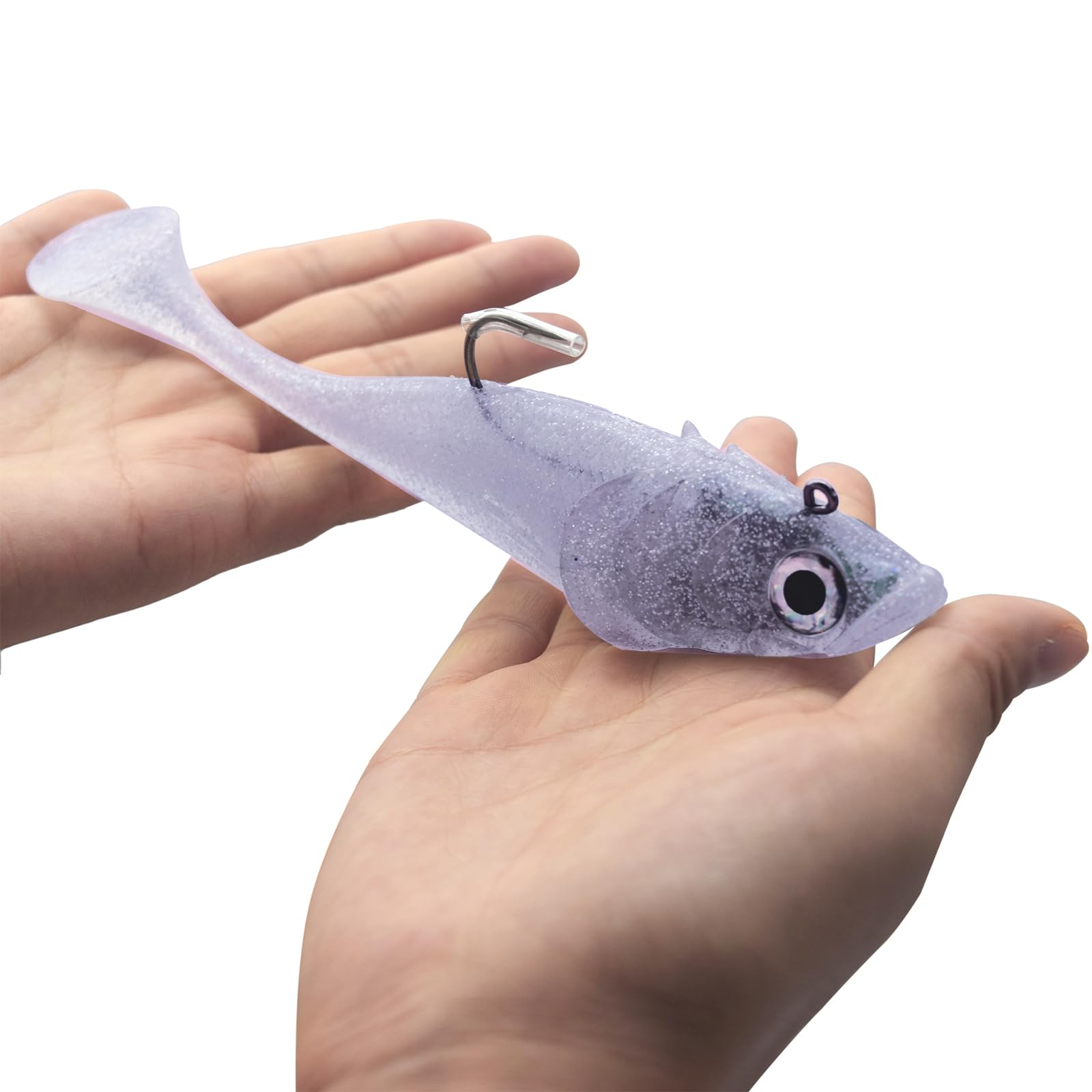 Big Jig Worm Lures Swimming Bait Soft Plastic Fishing Lure