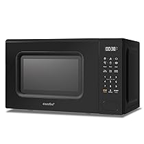 COMFEE’ Forno a Microonde Digitale, 700W, 20L, 6 Menù Preimpostati, Express Cook, 11 Livelli di Potenza, Scongelamento, Funzione di Memorizzazione – Nero – CM-E202CC(BK)