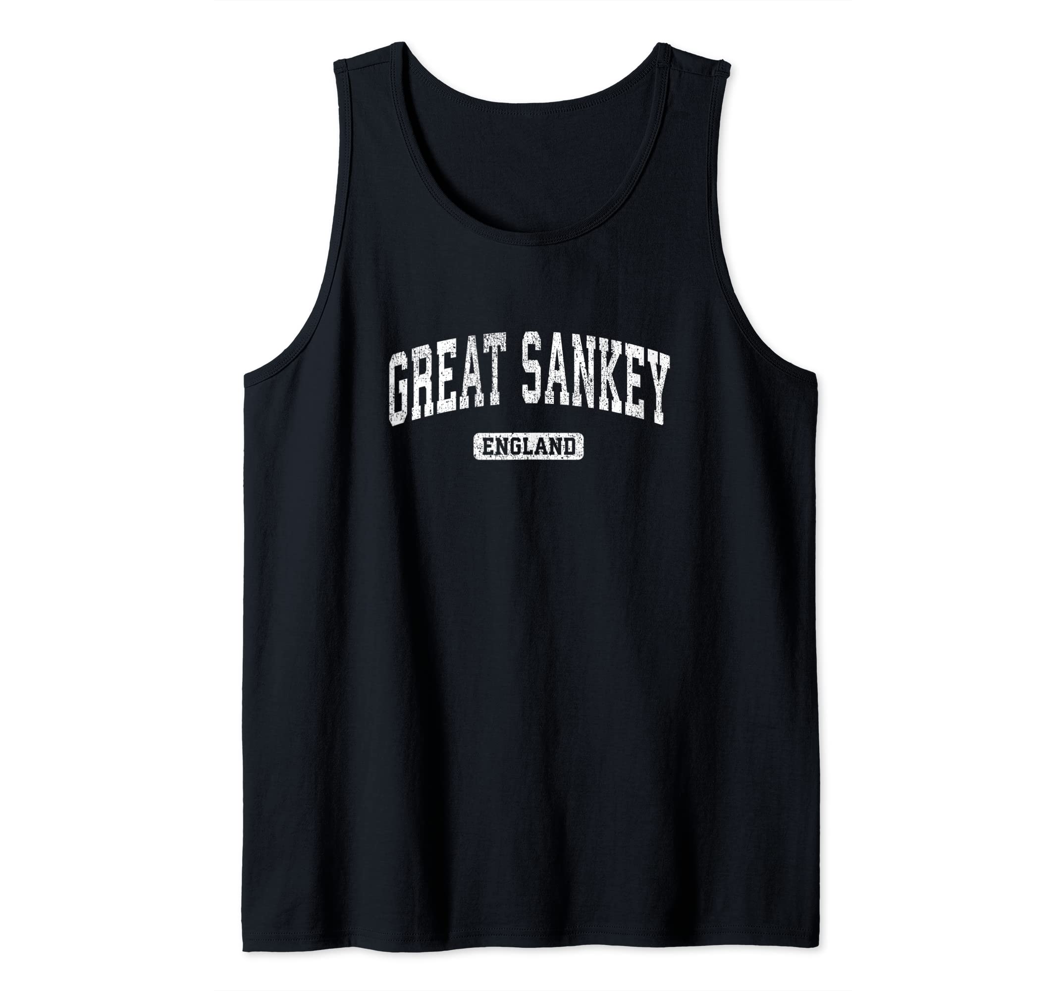 Great Sankey England T-Shirts & Retro TeesGreat Sankey England Vintage Sports Design Tank Top