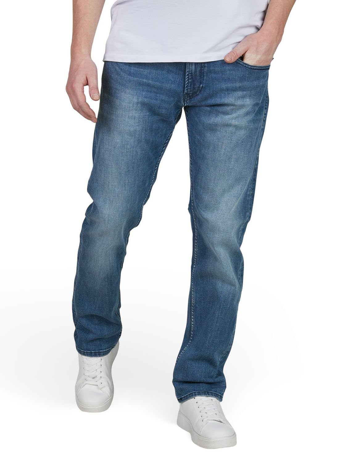 Replay Herren Jeans Grover Straight-Fit mit Comfort Stretch
