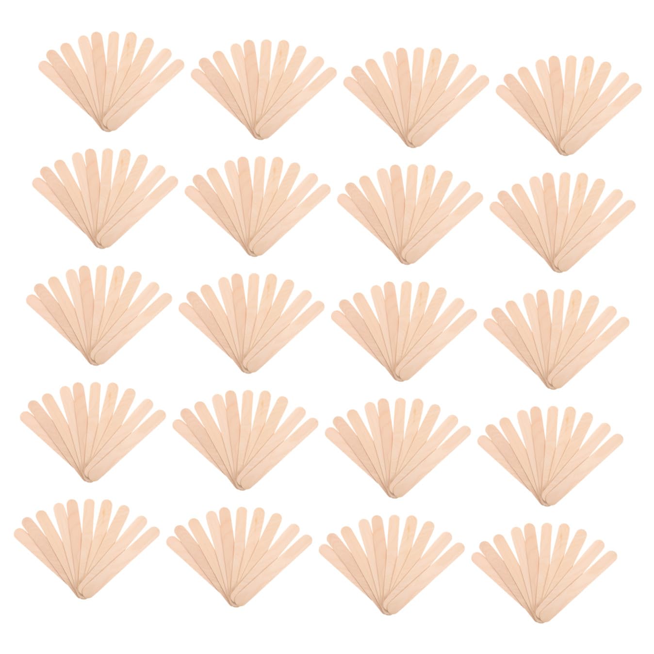 CHILDWEET 20packs Wooden Tongue Depressors for Clinics Natural Wood Color Per Bag for Oral Examinations and Laboratory Use High Performance Stirring Sticks