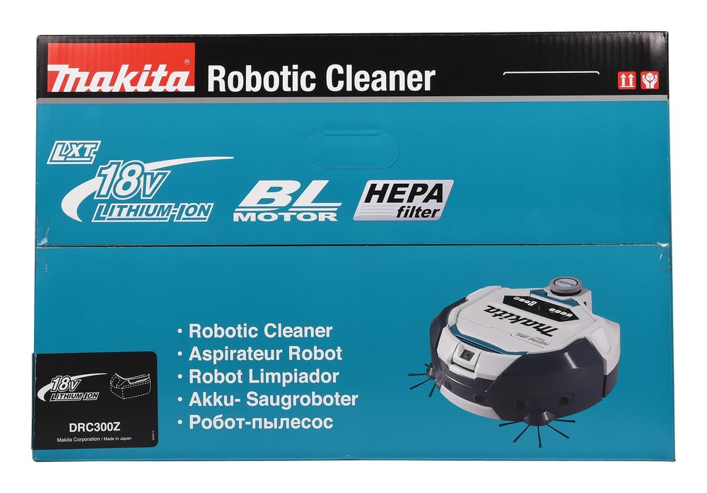 Makita Bezprzewodowy Robot Czyszczący, Biały/Czarny