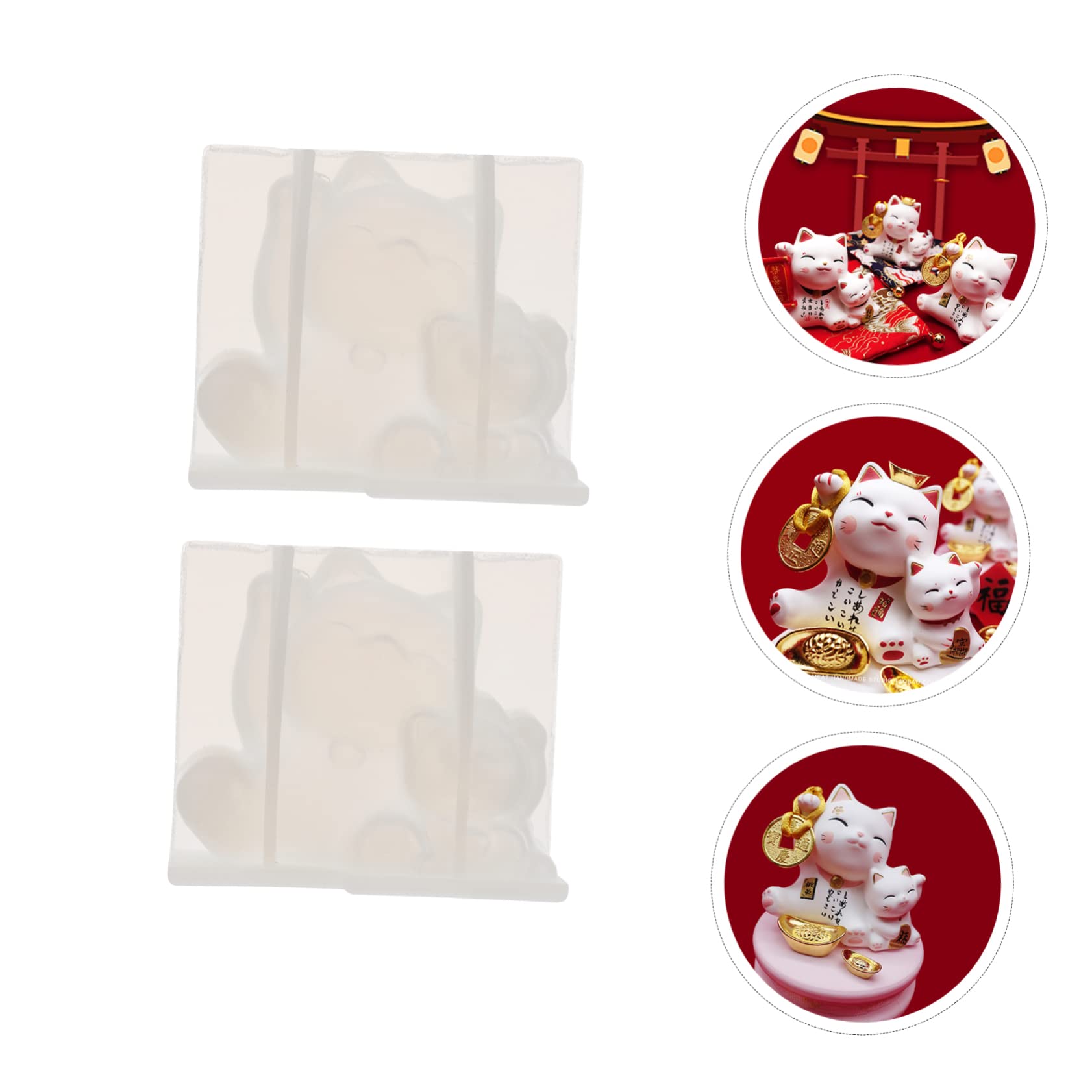 TEHAUX 6pezzi Stampo Silicone Creativo Per Fai Da Te Per Creazioni e Decorazioni Colorate Flessibile e Trasparente Per Realizzare Caramelle Gommose e Oggetti Unici