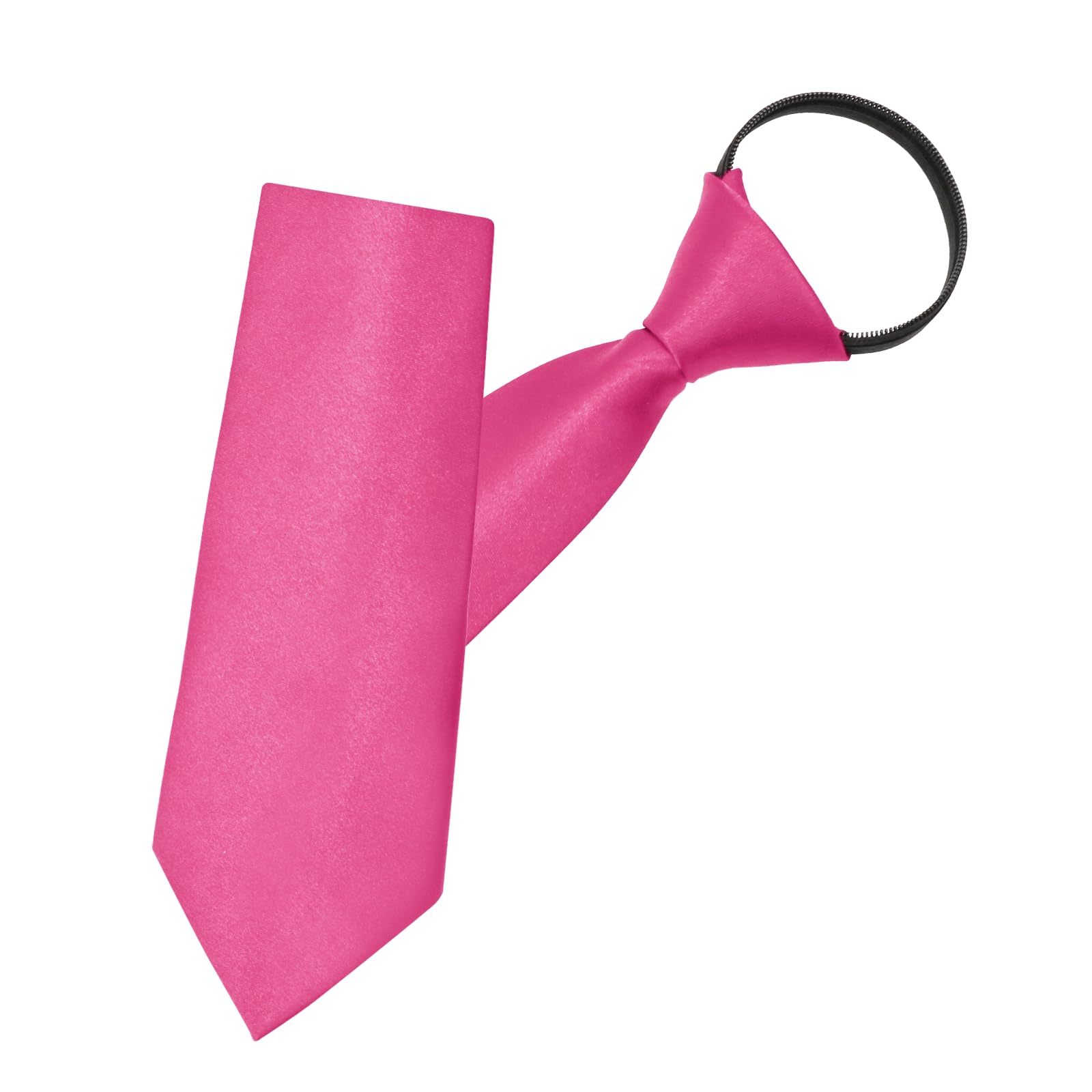 Mantieqingway Pre-tied Adjustable Zipper Neck Ties for Men 3.15' 'Mens Necktie for Office Graduation School Uniforms