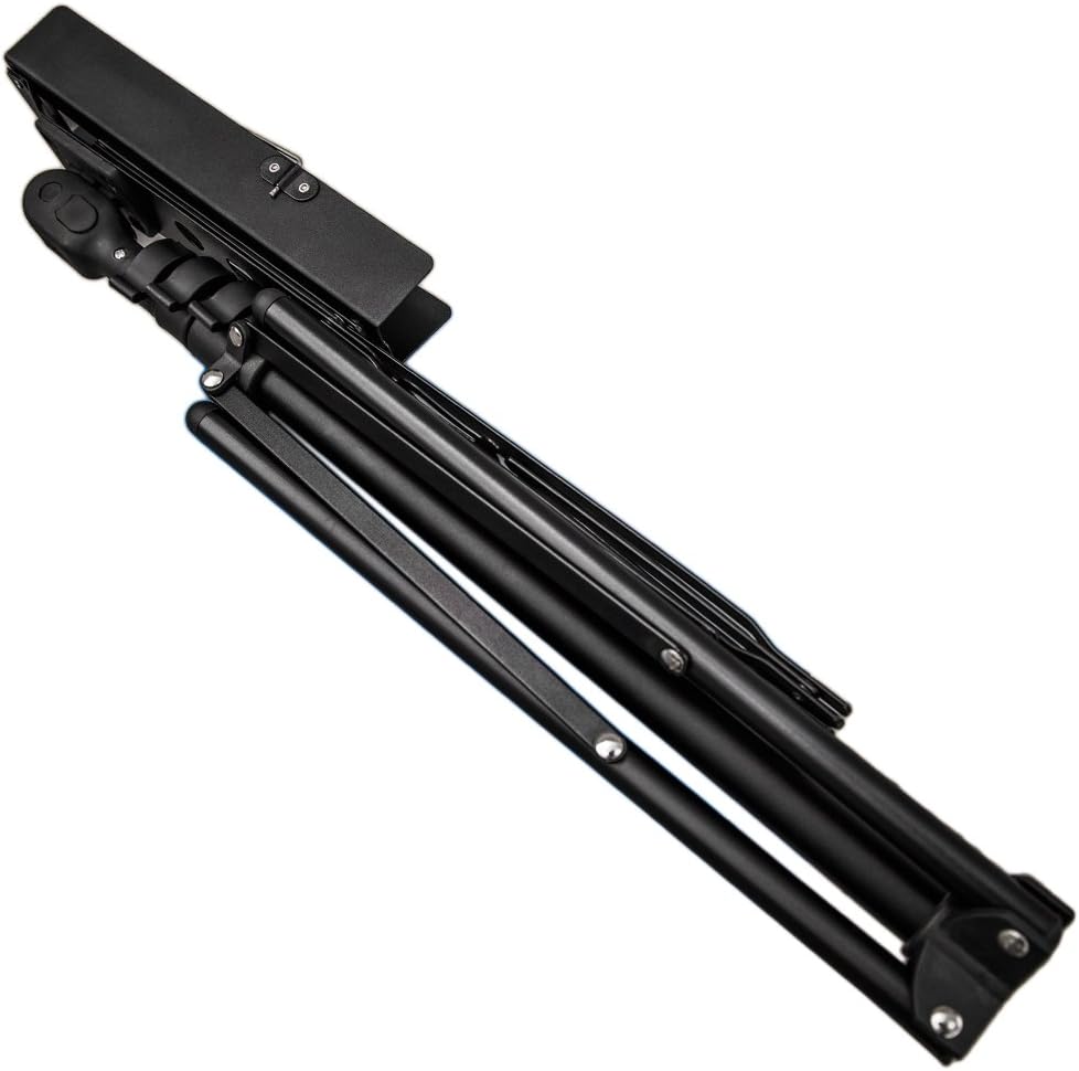 Paititi Brand New Strong Durable Adjustable Folding Music Stand with Carrying Bag-Black