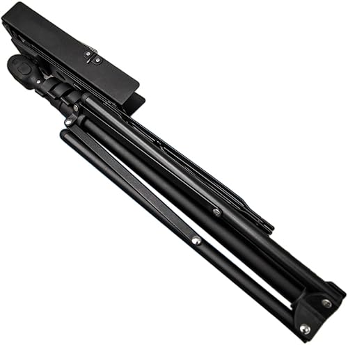 Miniatura 2 de Paititi Soporte de música plegable resistente y duradero con bolsa de transporte, color negro
