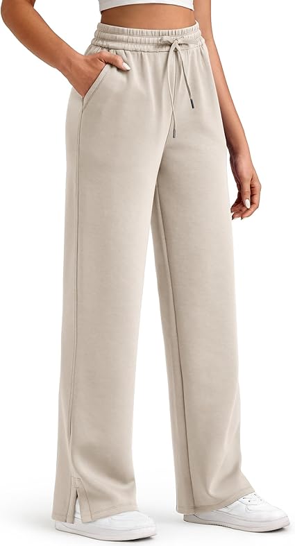 Soft Women's Wide Leg Sweatpants High