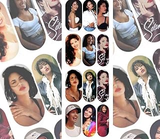 Generic Latina Superstar Nail Art Decals - Latin & Mexican Culture - UV Resistant Vinyl Nail Stickers - Multicolor - 12 Pieces