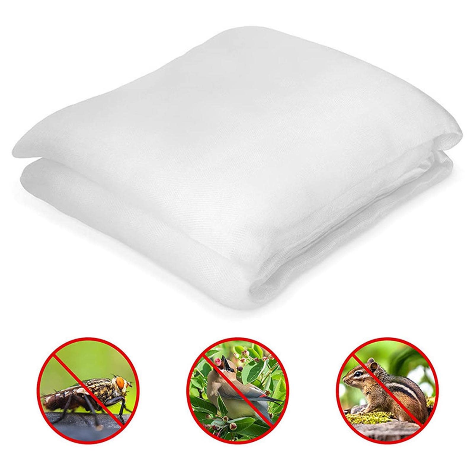 Rete Antinsetto,Rete di Protezione per Piante,Rete da Giardino,Rete di Insetti per Verdure,Rete Anti-Uccelli,per Proteggere Giardino,Serra,Piante,Frutteti,Colture (3x20m/9.8x65.6ft)