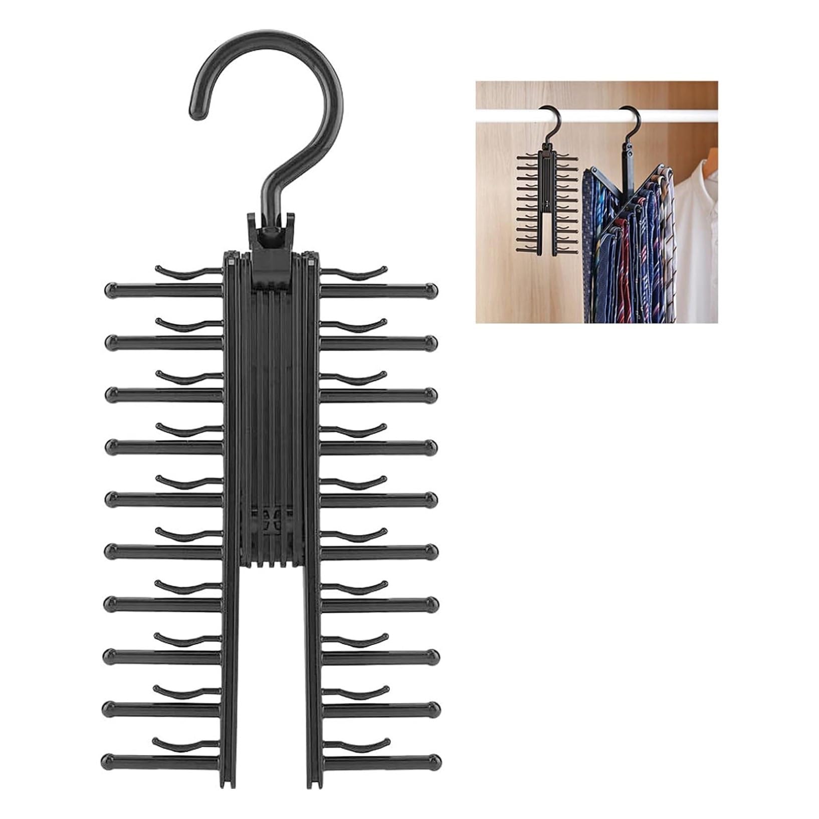 BCISIWOS Ganchos Para Colgar Bolsos Para Armario, Paquete De 12 Ganchos Para Bolsos, Diseño único De Torsión, Ganchos Para Colgar Bolsos, Bolsos, Ropa, Sartenes Y Ollas De Gran Tamaño De 4.5