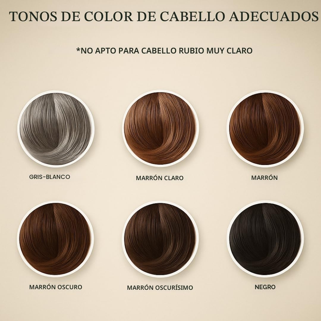 BATCI Hair Concealer Cream - Cobertura instantánea zonas calvas retoque raíces - Corrector cuero cabelludo impermeable natural
