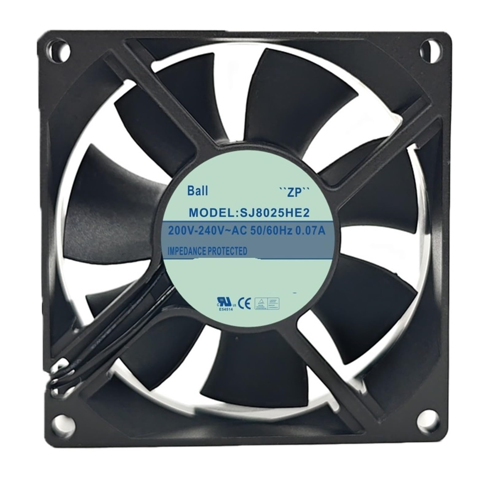 Ventilateur 80mm 220V SJ8025HE2 extracteur d'air pour armoire