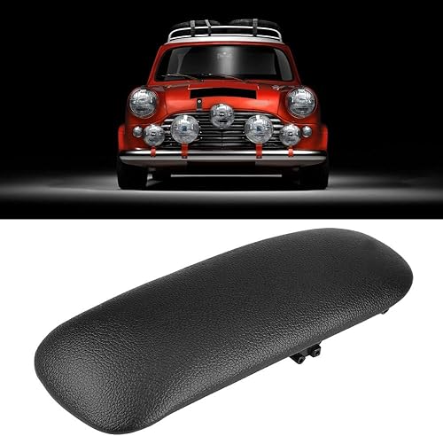 Miniatura 9 de Tapa de la consola central, almohadilla para reposabrazos - Cuero artificial duradero - Negro