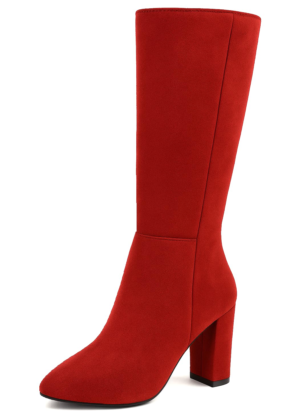 TruFox Klassische Damen-Stiefel, kniehoch, Blockabsatz