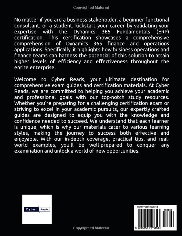 Vista 2 de Microsoft Dynamics 365 Fundamentals (ERP) Exam Dumps & Pocket Guide Exam Review for Microsoft MB-920 Certification