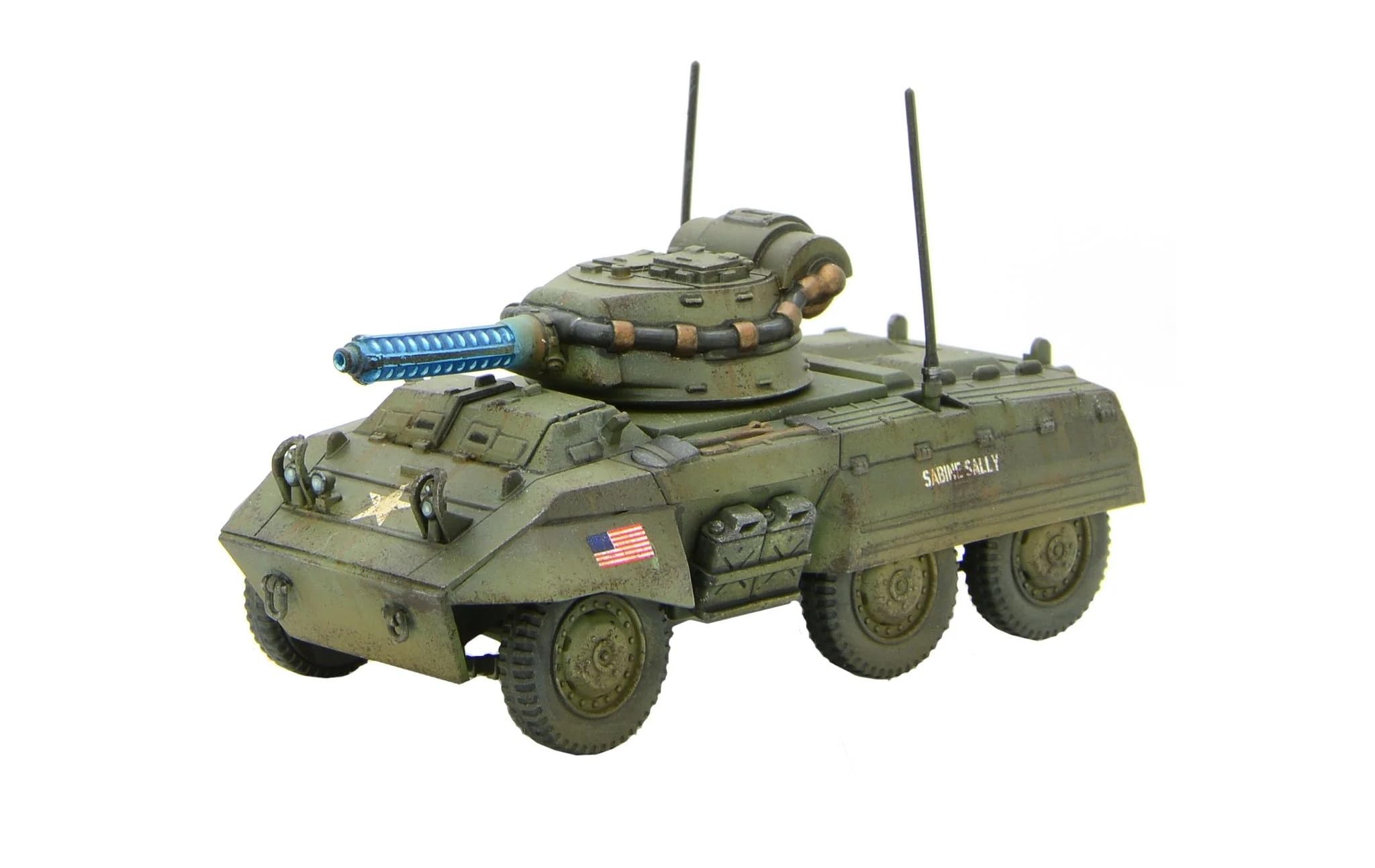 M8A3 Tesla Scout Car - United States Miniature for Konflikt 47 Highly Detailed 28mm Scale Miniature by Warlord Games