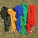 ZERAOKE Nylon Hammock Portable Garden Mesh Net Sleeping Bed for Outdoor Travel Camping Blue Green Red-Red