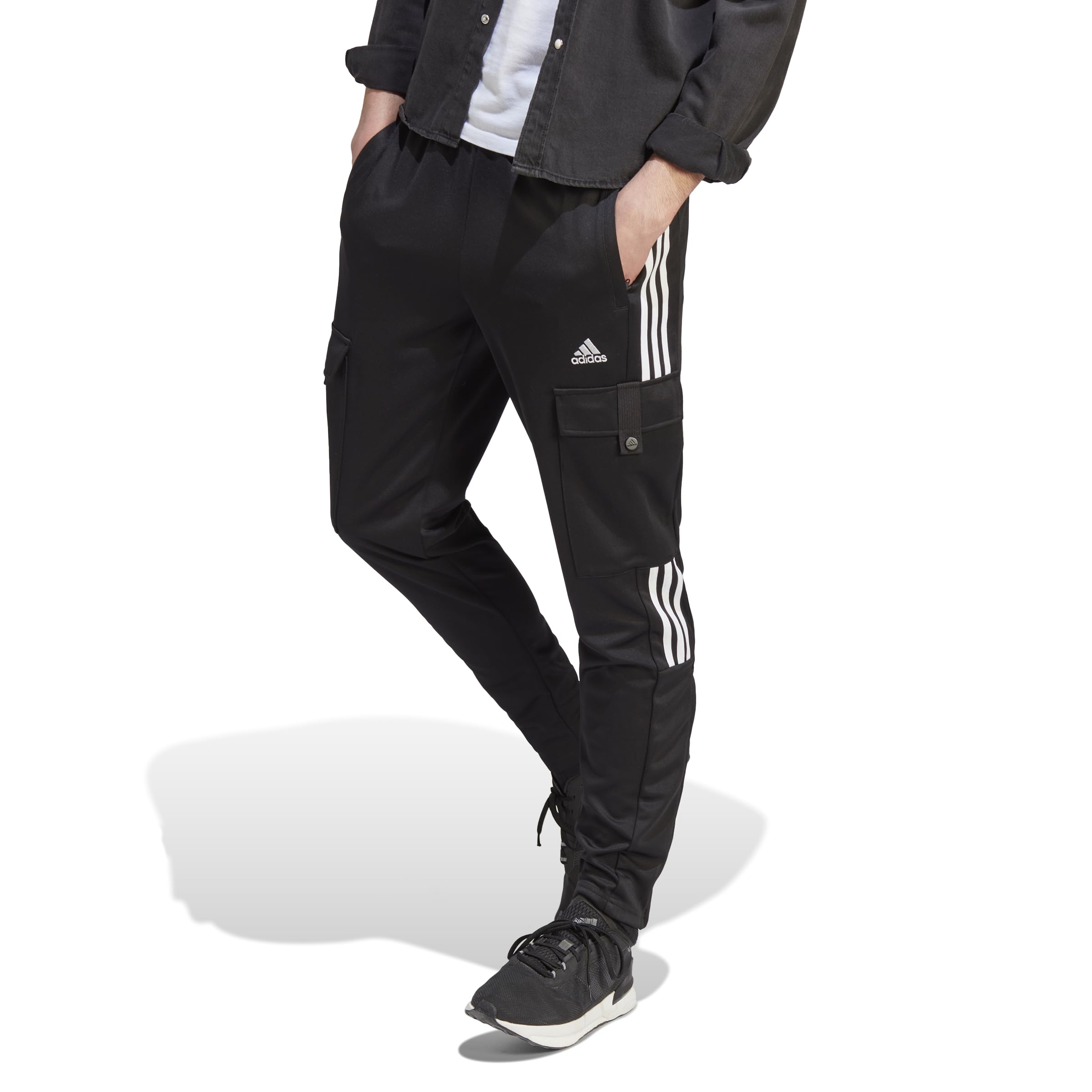 

                                                    Adidas Men's Tiro Cargo Pants, Black/White, Small