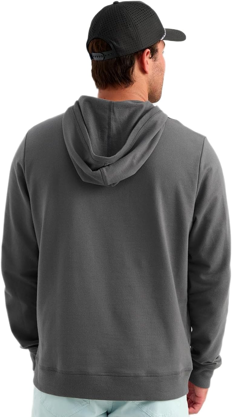 HUK Men's Edisto Script Terry Hoodie