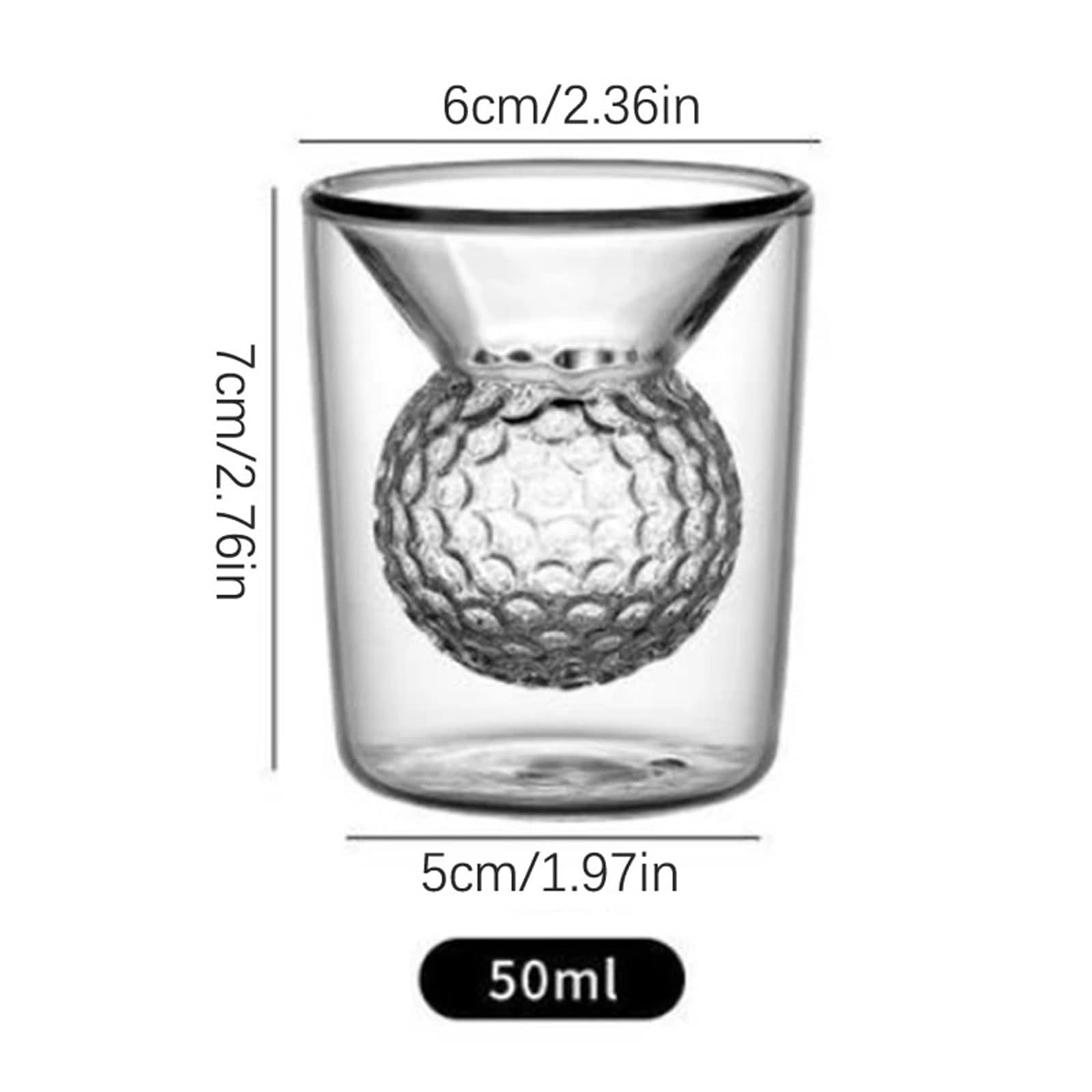 Genérico vasos de cristal 50ml Clear Wine Tea Water Ice-cream Thickened Glass Cup