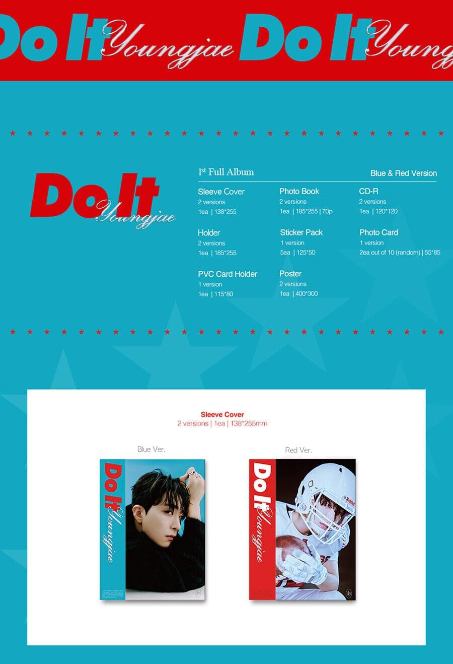 GOT7 YOUNGJAE [DO IT] 1st Full Album (RED Ver.) K-POP SEALED