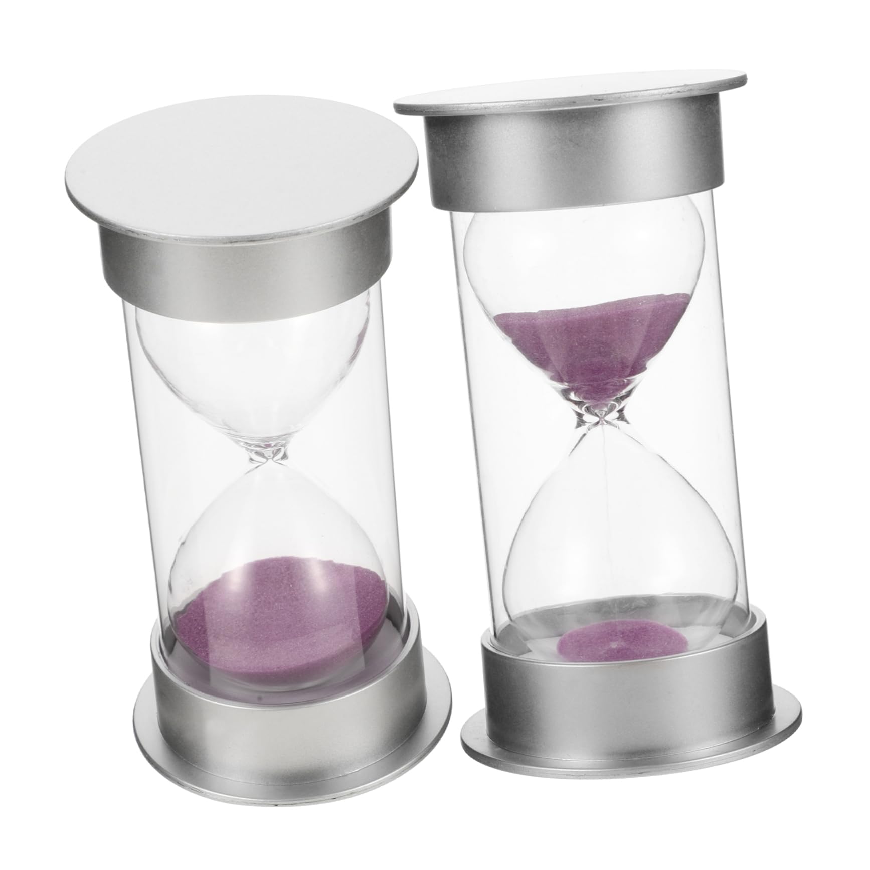HEMOTON 4 Sätze Sanduhr-Timer Sanduhr- 20 Minuten Sanduhr 20-Minuten-Sanduhr Desktop-Sanduhr-Ornament 20 Minuten Timer Kreative Sanduhr Glas Mit Hohem Borosilikatgehalt 2 Stück * 4