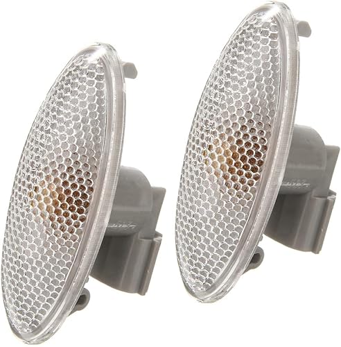 Miniatura 2 de Luz de marcador lateral de señal de giro, luz de marcador de montaje de guardabarros lateral, luz de señal de giro lateral ámbar compatible con