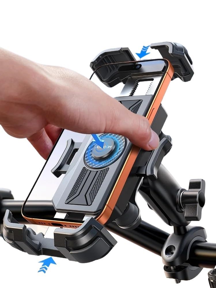 Joyroom Support De Téléphone Vélo Moto Avec Amortisseur Vibrations Universel For Scooter ATV/UTV