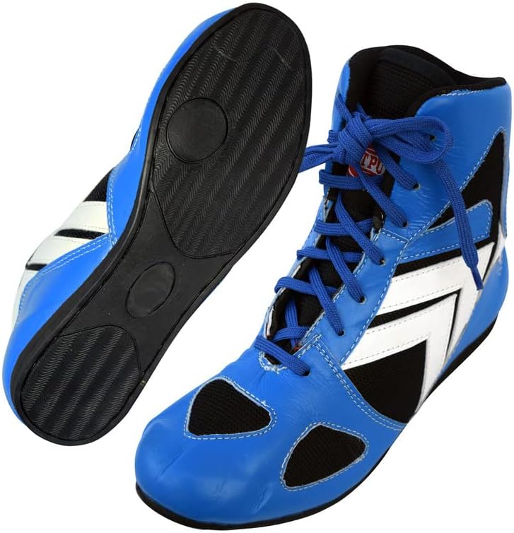 Miniatura 7 de Rightpunch - Zapatos de boxeo profesionales transpirables para hombres y mujeres, antideslizantes, ligeros, con suela de goma