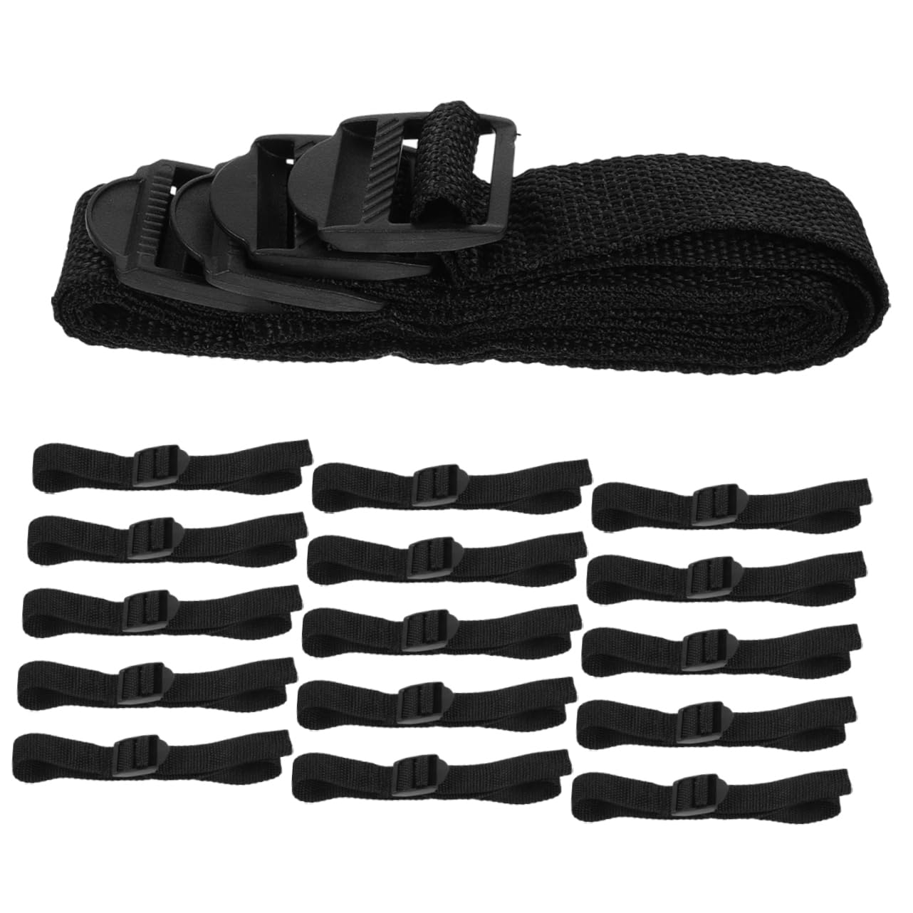 DECOMELODY Lawn Care Aerator Shoes Straps Lawn Spike Laces 16pcs Set Durable Adjustable for Men and Women