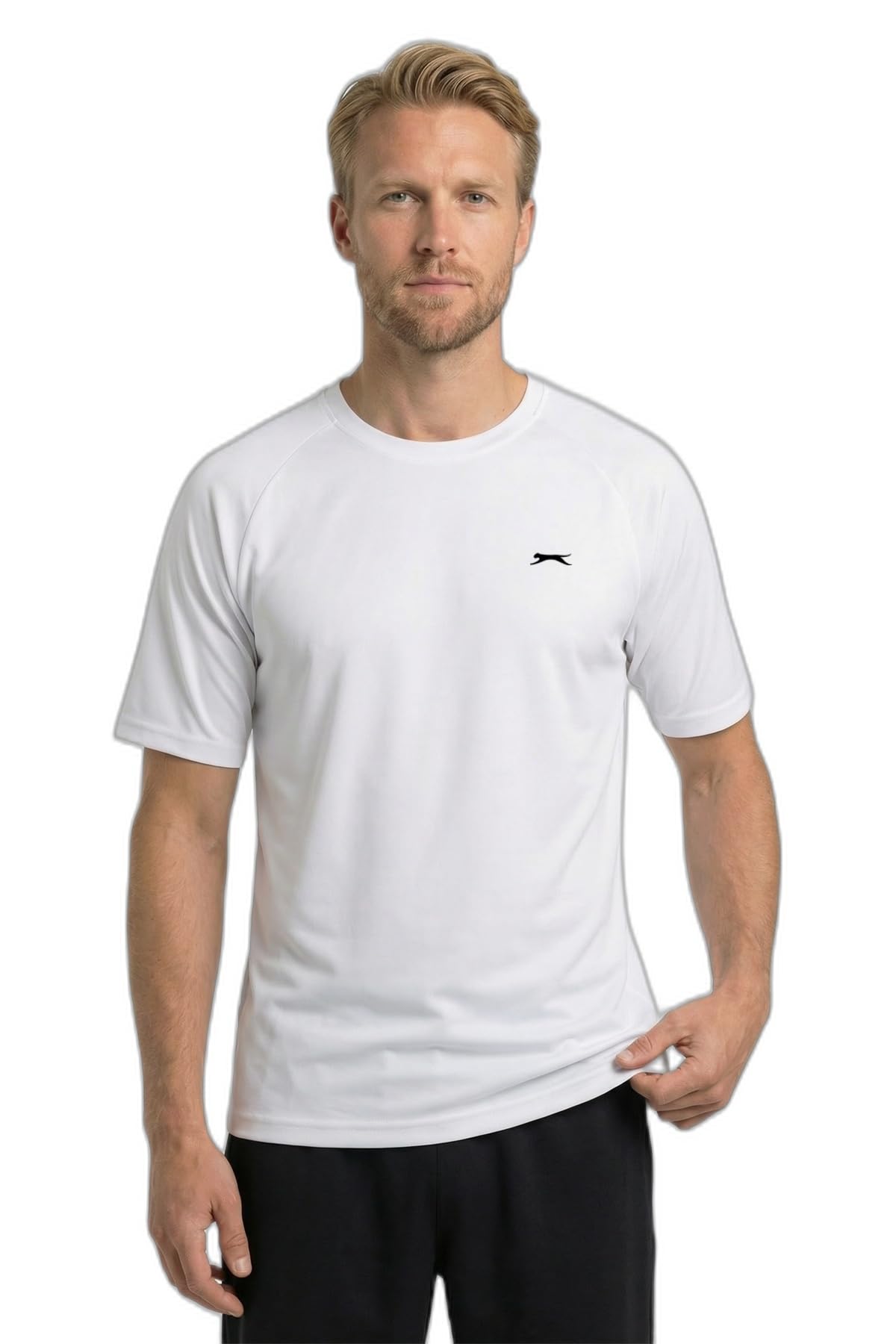 Slazenger RISING Erkek Beyaz Tişört