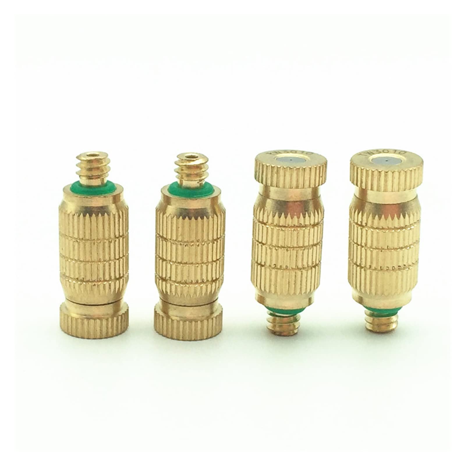 System nawadniania zraszaczy ogrodowych 50 SZTUK 20~80BAR Dysza mgły miedziana do systemu chłodzenia mgły wysokiego ciśnienia (Color : Orifice 0.6mm)