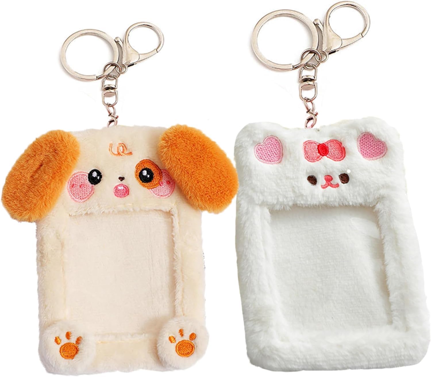 Amazon.co.jp: 2個入 ぬいぐるみパスケース ぬいぐるみフォトカード