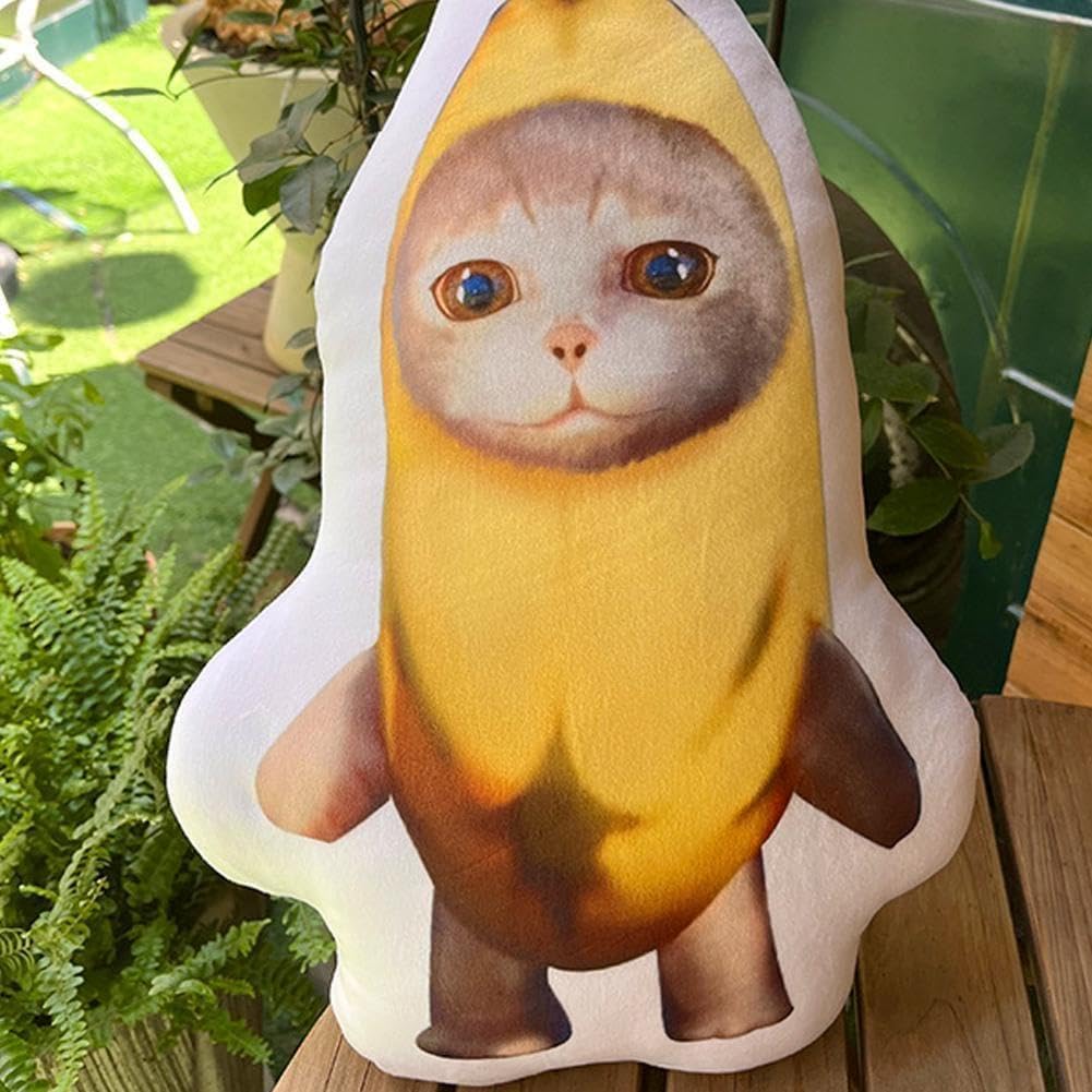Amazon｜泣いているバナナ猫ぬいぐるみペンダントかわいいバナナ猫人形