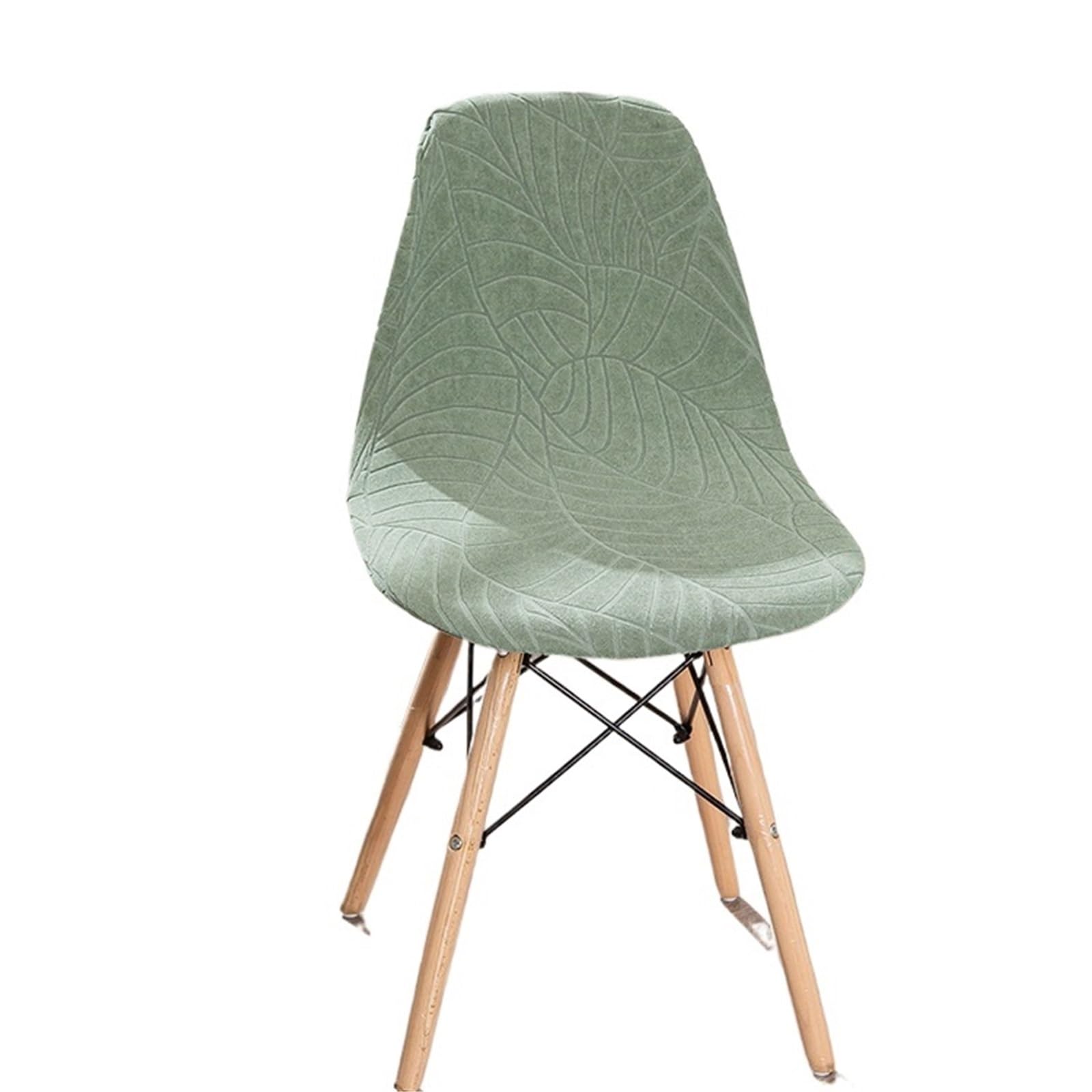 CYMMIYT Chair Covers Chair Cover Elastic Stretch For Dining Room Waterproof Anti-slip Seat Covers(Pea Green)
