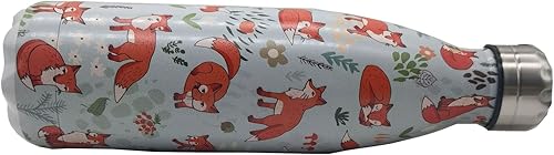 Miniatura 2 de Fox - Botellas de agua deportivas aisladas de acero inoxidable, tazas de viaje sin BPA, vaso para acampar al aire libre, viajes, 17 onzas