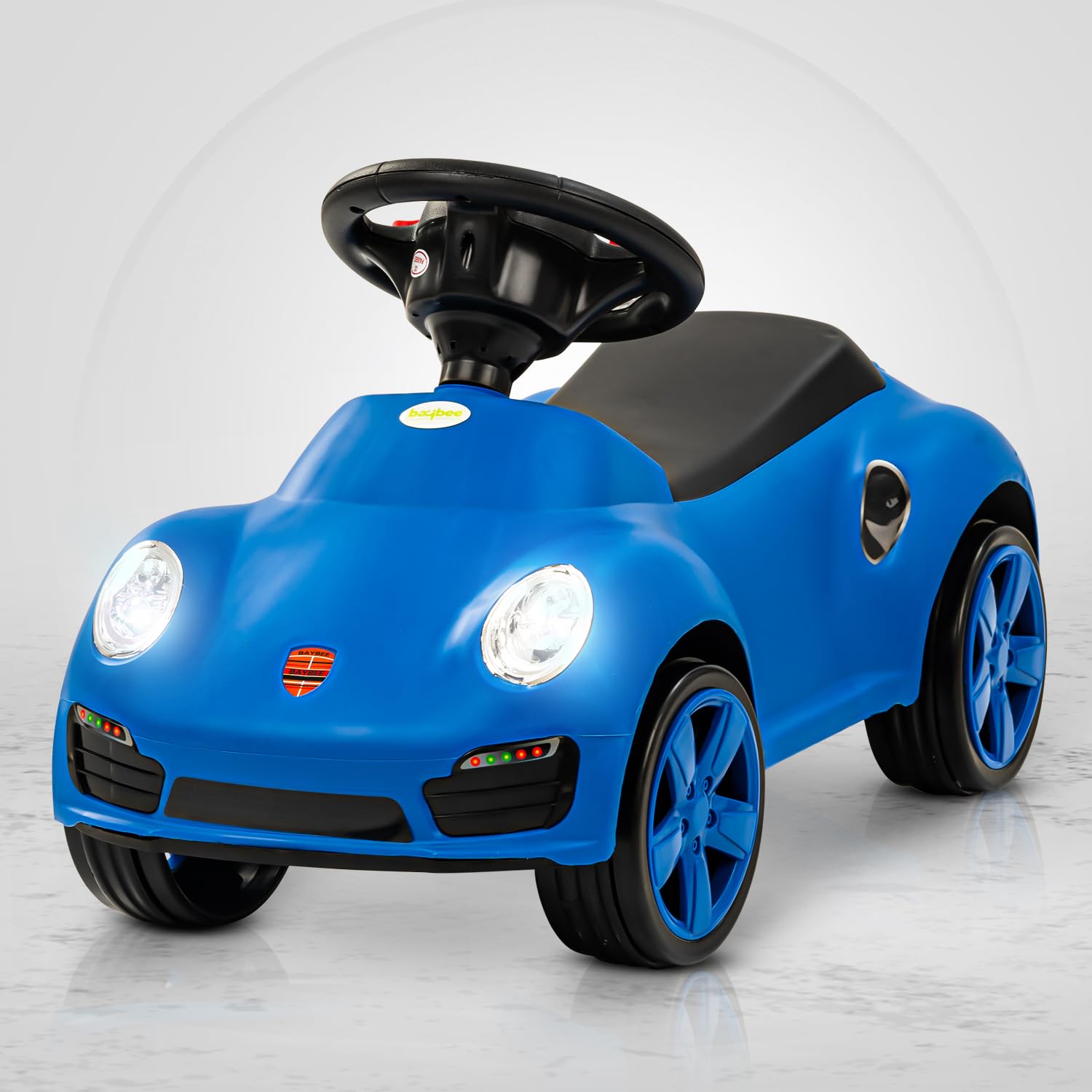 Baybee Bolt Push Ride on Car for Kids, Baby Rideons Car with Music, Light & Comfort Seat | Push Baby Cars Toys for Kids Toddlers | Kids Car Ride on for Kids to Drive 1 to 3 Years Boys Girls (Blue) (B0CZTVMDQJ) Amazon Price History, Amazon Price Tracker