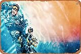 Muecddoa Vintage Metal Poster - Apex Legends, Mirage, 4K, Tin Sign 8x12 Inches Suitable for Wall Decoration of Bar,Cafe,Garage,Man CAVE