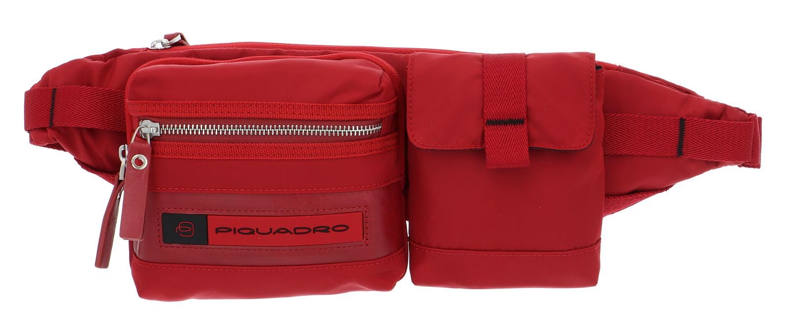 Piquadro Rot Pq-Bios Gürteltasche Aus Regeneriertem Nylon Mit Abnehmbaren Taschen Für Smartphone Und Gegenstände