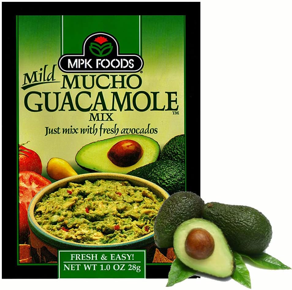 Mild Guacamole Seasoning Mix, by MPK Foods 1 Ounce each (12 Packs)