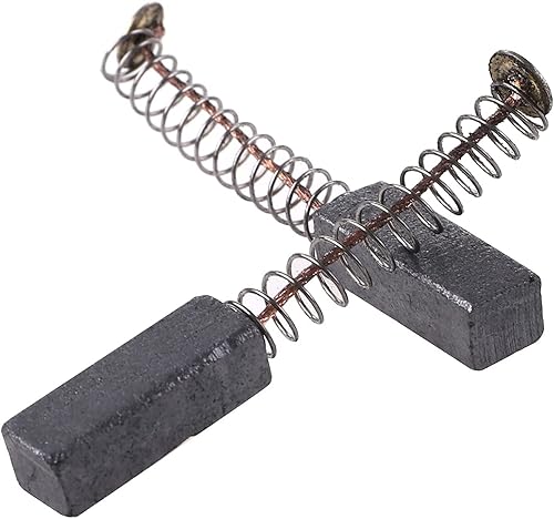 Miniatura 3 de NIOOLIUK 15 cepillos de carbono con cables de alambre y resortes de cepillo adjuntos 0.748in x 0.276in x 0.236in para motor eléctrico genérico