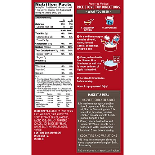 Rice A Roni, Rustic Recipies, Long Grain And Wild Rice Mix 4.2Oz (Pack Of 12 Boxes) #TOP2