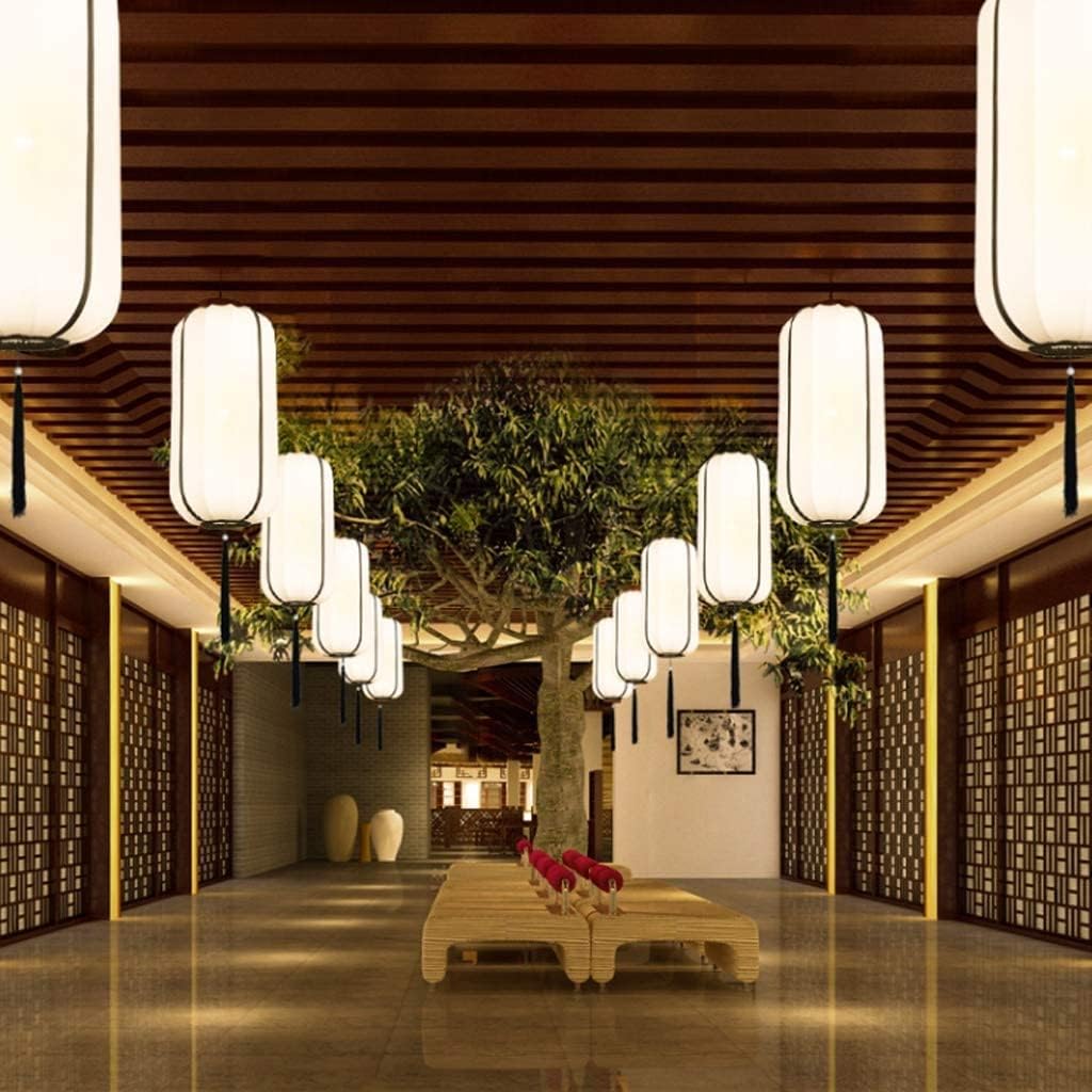 LIOONS Winter Melon Lantern Chinese Lanterns Chandelier Lamp Shade for Indoor and Outdoor Paper Lanterns Paper Lantern Lamp