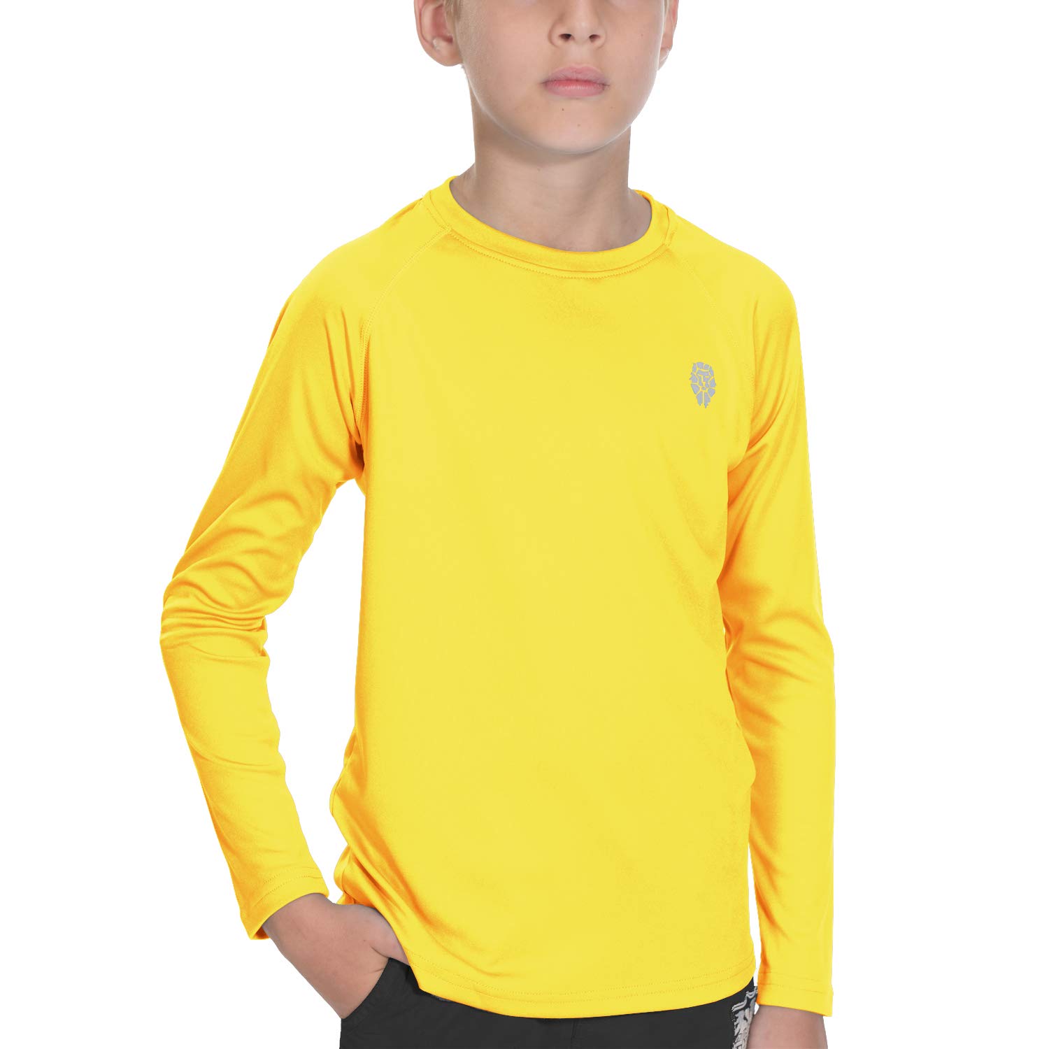 Sun Shirts for Youth Boys Rashguard - Long/Short Sleeve Lightweight Shirt SPF 50+