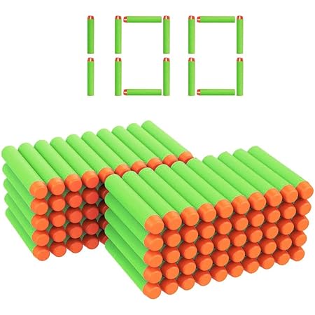 Amazon ナーフ エリート用 ディスラプター Cyfie ナーフエリート用 ナーフダーツ対応 ナーフ弾 N ストライクエリート適用 フォームダーツ Eva詰め替え弾丸 銃の弾丸 ダーツ矢 スポンジ弾 マイクロダーツ ソフト弾丸 交換用弾 エリートダーツ おもちゃの弾丸 繰り返し