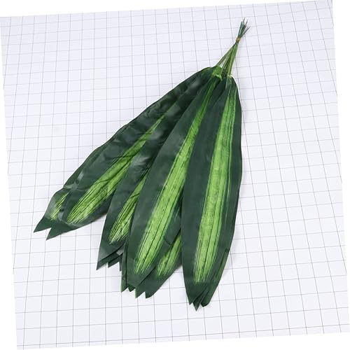 Miniatura 6 de Veemoon 20 piezas de decoración para el hogar, decoración del hogar, hojas sintéticas, luz de plantas sintéticas, decoración del hogar para el